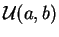 $ {\cal U}(a,b)$