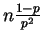 $ n\frac{1-p}{p^2}$