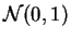 $ {\cal N}(0,1)$