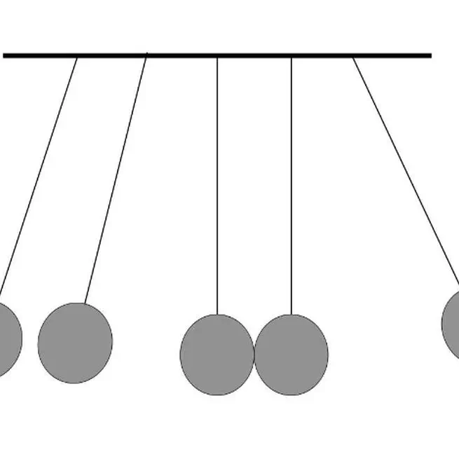 From Newton's cradle to the discrete p-Schrödinger equation